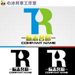 R字母logo