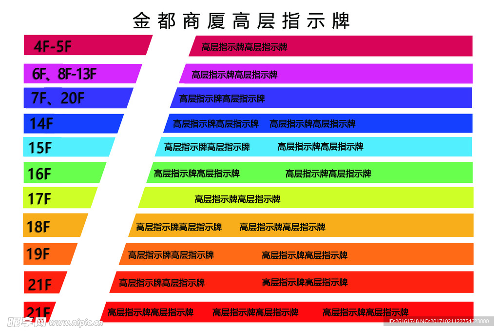 楼层指示牌