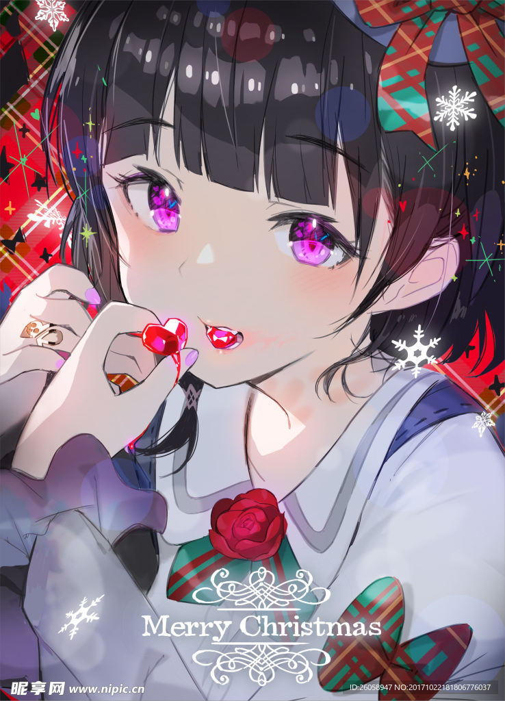 爱弹幕插画集