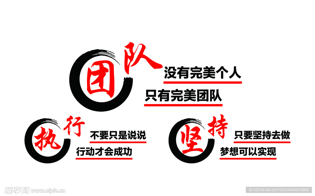 执行 坚持 团队精神