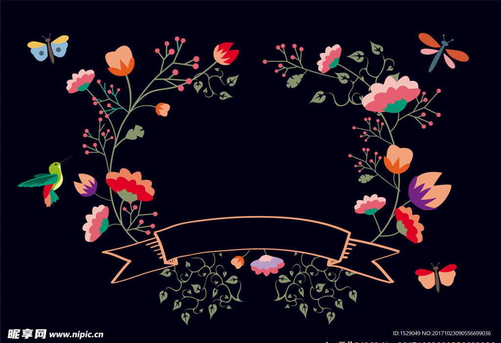 花背景