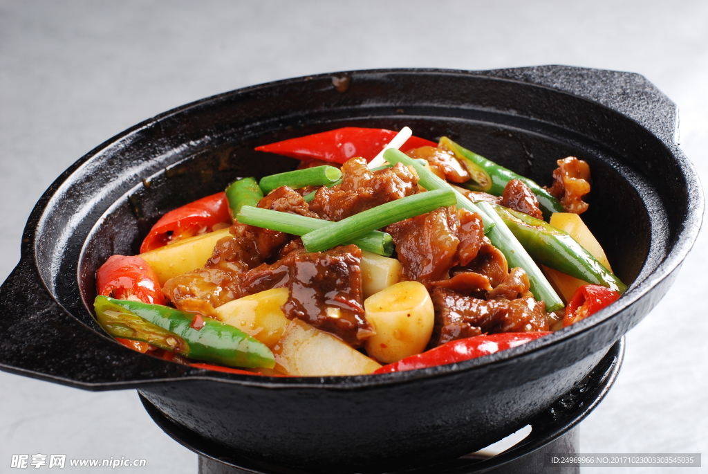干锅牛肉