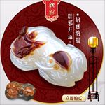 中国风玉石翡翠招财貔貅吊坠项链