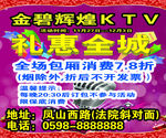金碧辉煌KTV海报