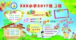 班级文化展板分层