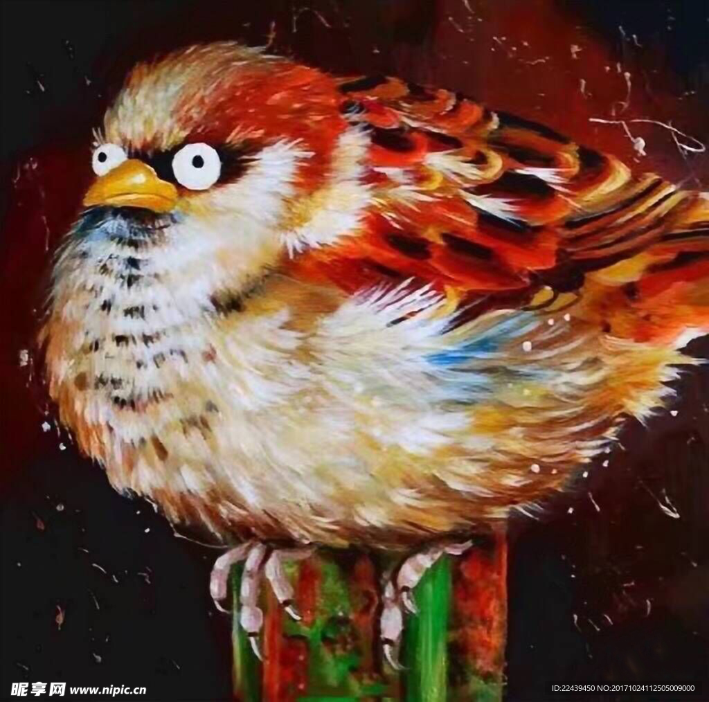 动物水粉