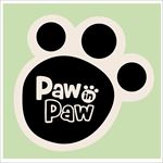 paw in paw熊logo