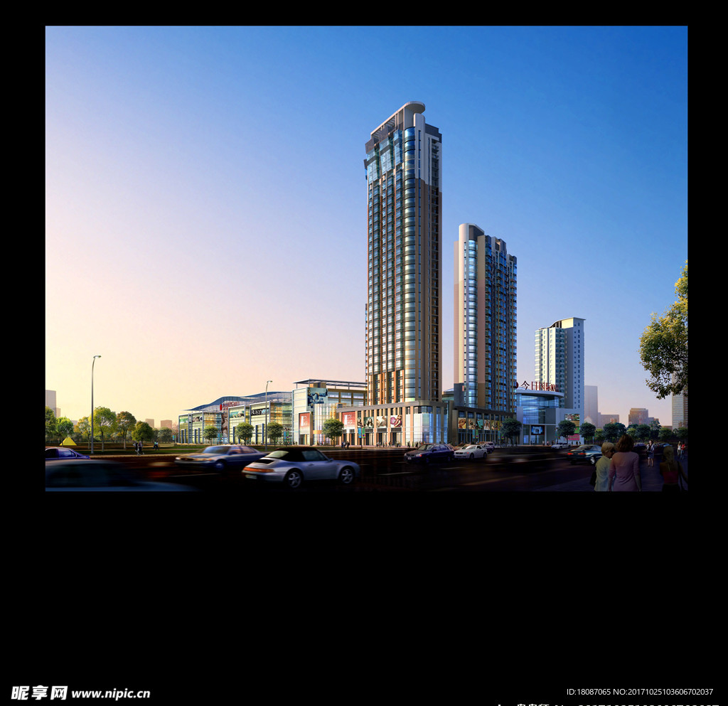 住宅公园 休闲广场 小区景观