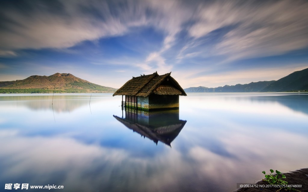 美丽的河道风景