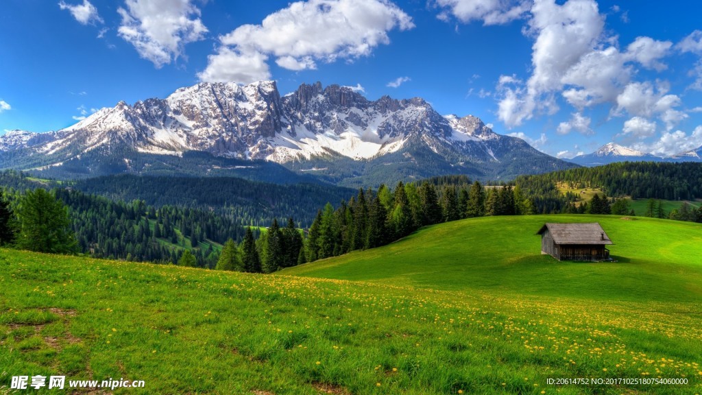 美丽高山风景