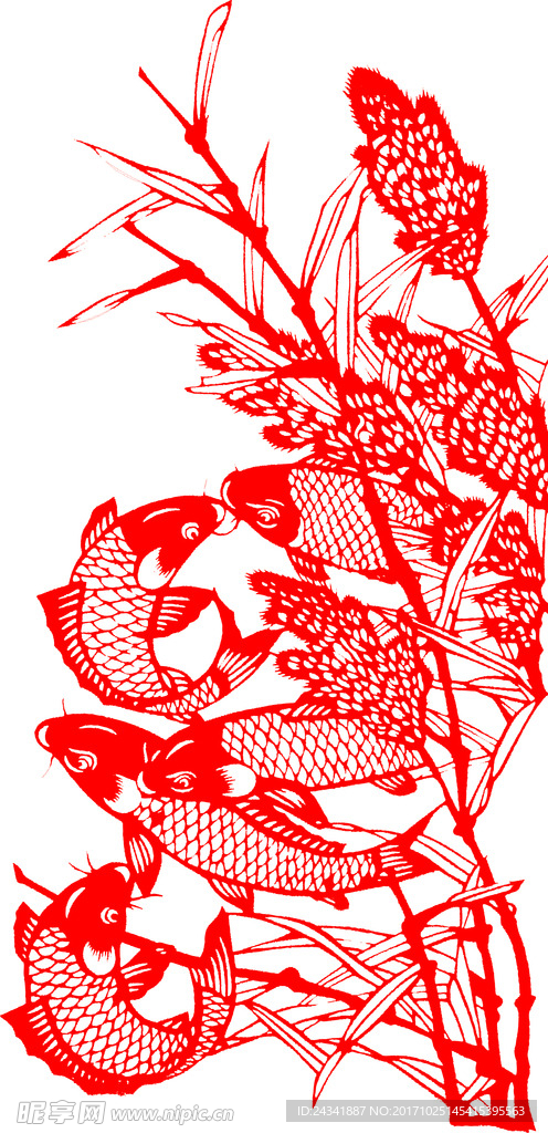 鱼剪纸