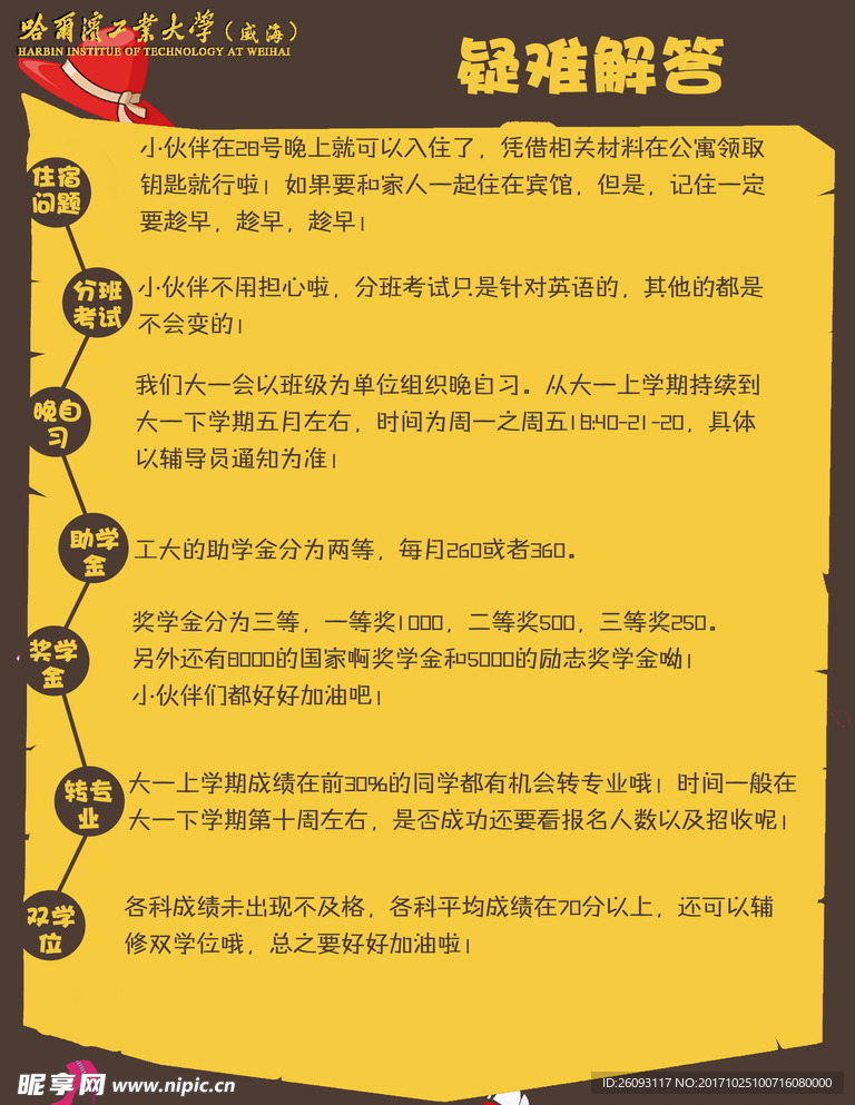 迎新问题解答
