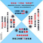 4S店桌帖