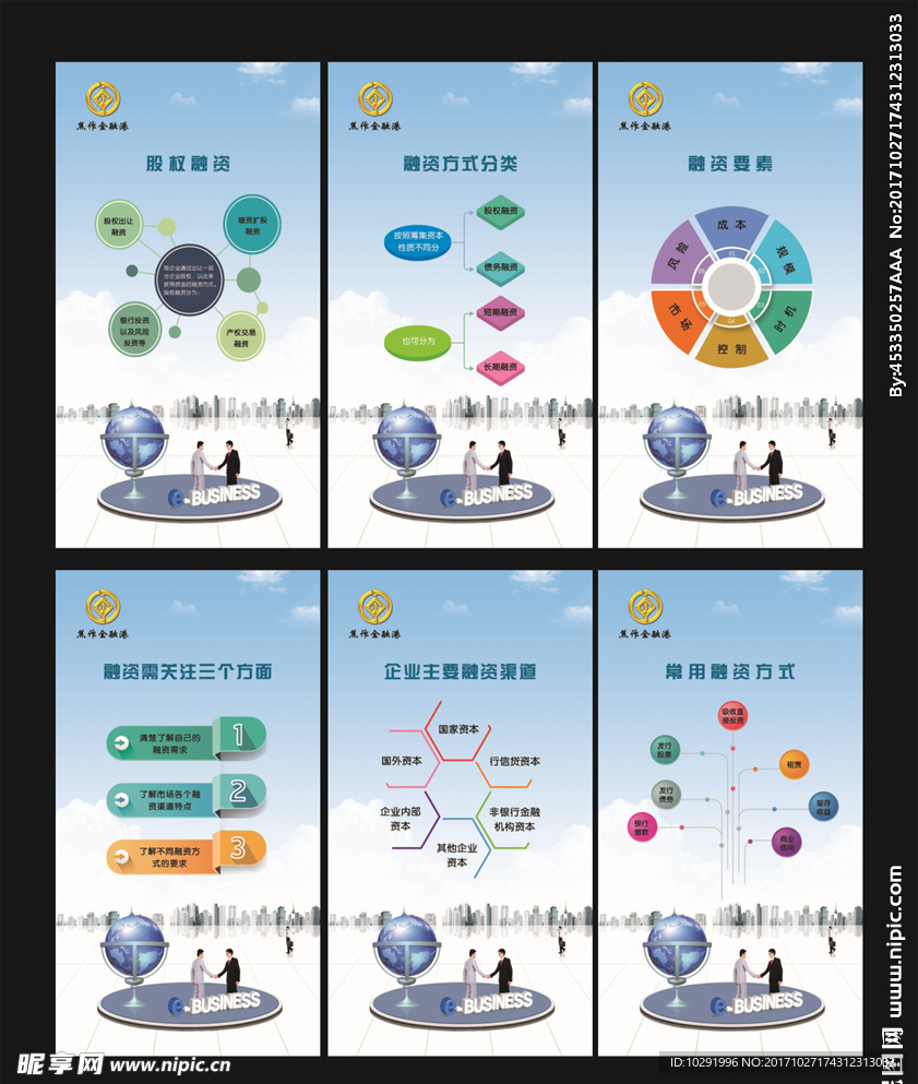 商务投资挂图