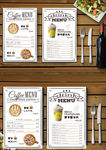 手绘风咖啡厅菜单设计