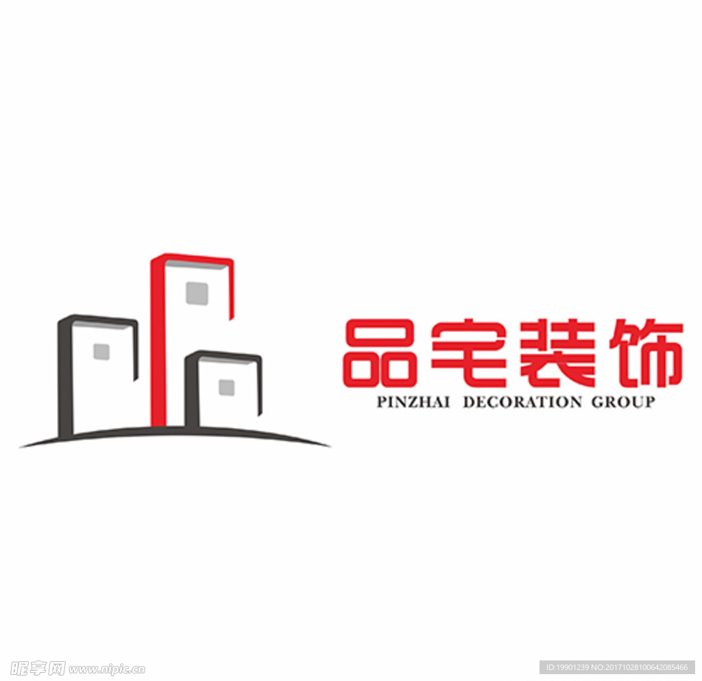 品宅装饰矢量LOGO