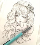 女孩插画