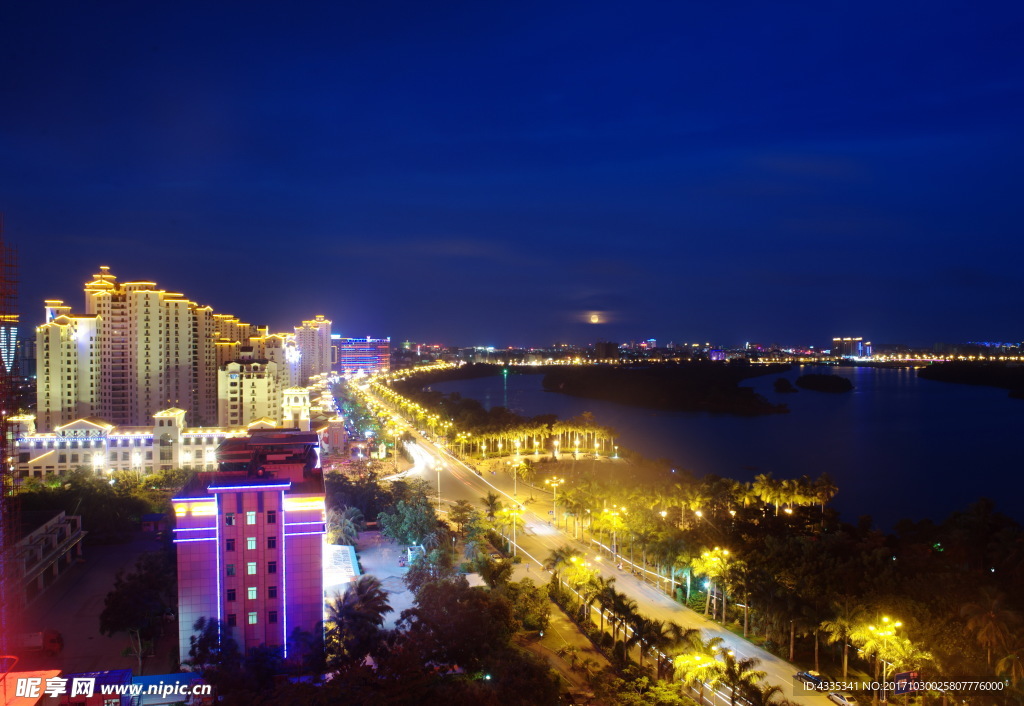 琼海夜景