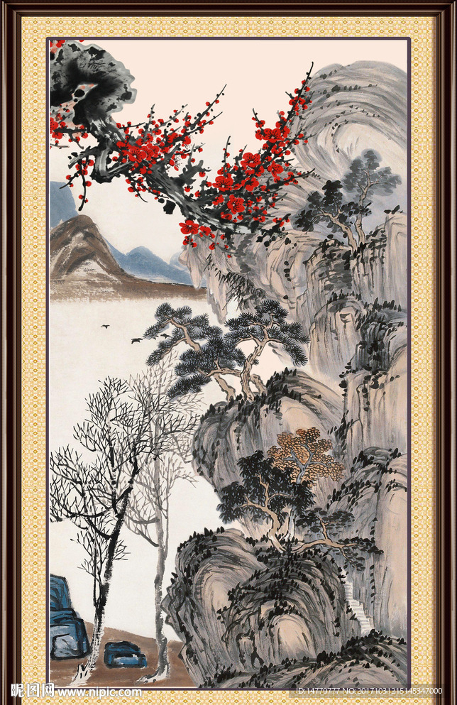 国画梅花