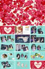 大红玫瑰浪漫婚礼电子相册PPT