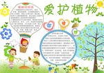 爱护植物小报