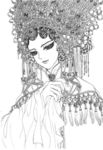 女人线描