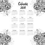 2018年日历