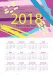 2018年日历