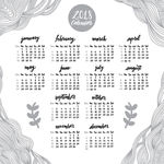 2018年日历