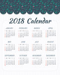 2018年日历
