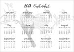 2018年日历