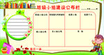 班级小组建设公布栏