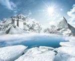 雪山背景