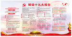 解读十九大报告宣传栏