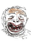 涂鸦人物插画矢量图下载
