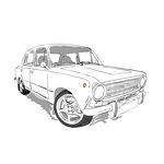 手绘车