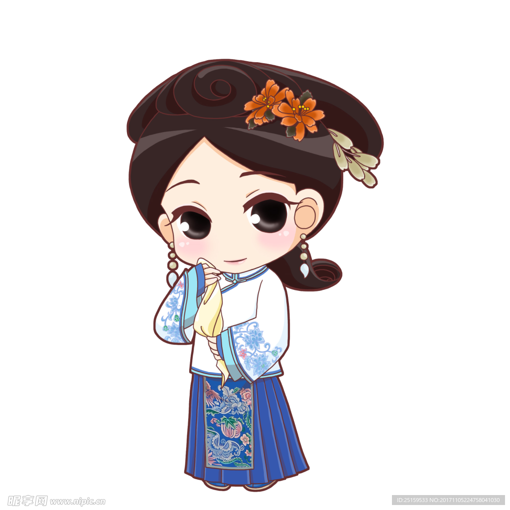 卡通古装美女