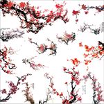 梅花分层免扣素材