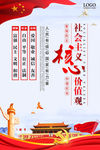 社会主义核心价值观党建文化海报