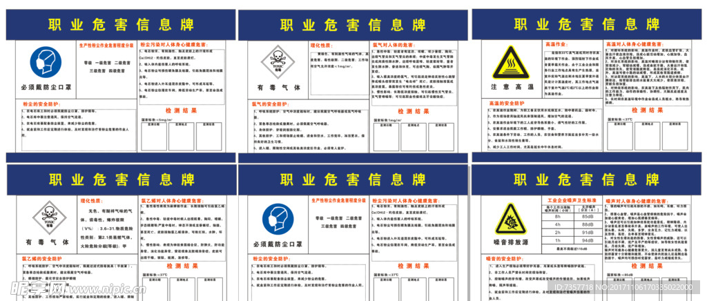 职业危害信息牌