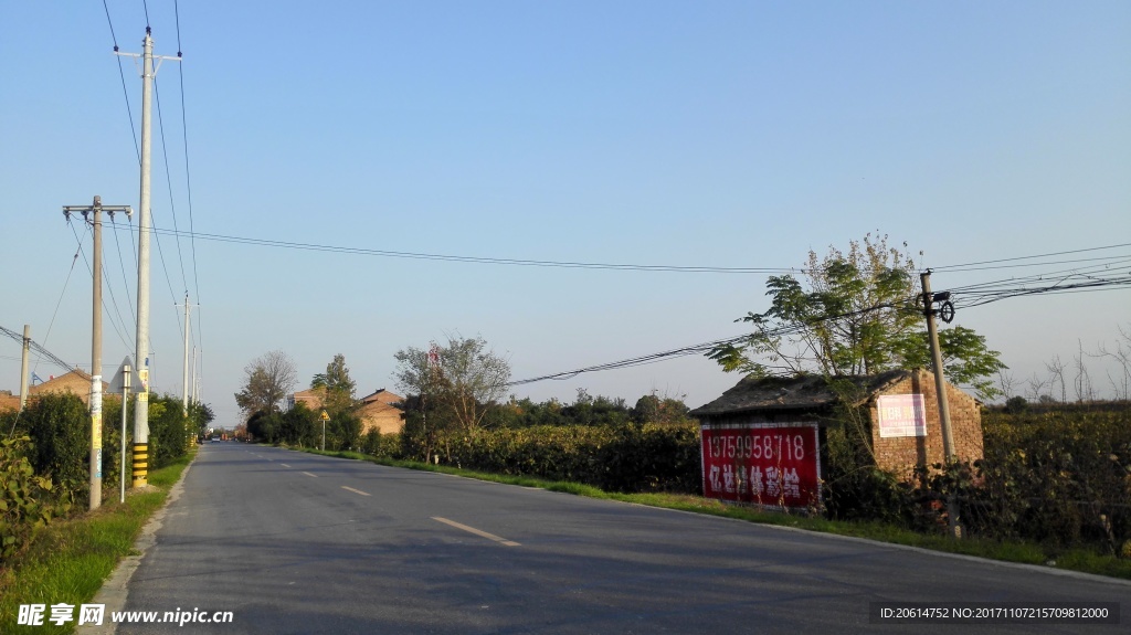 乡村道路风光