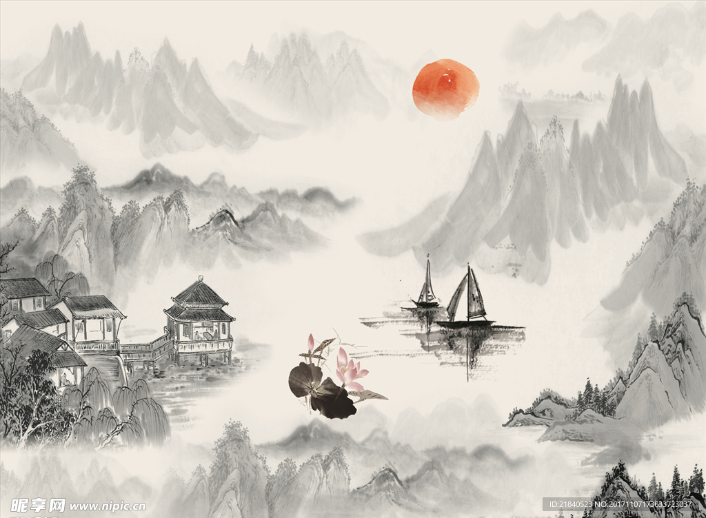 山水画