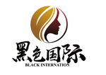 黑色国际LOGO