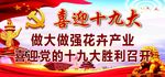 喜迎十九大展板