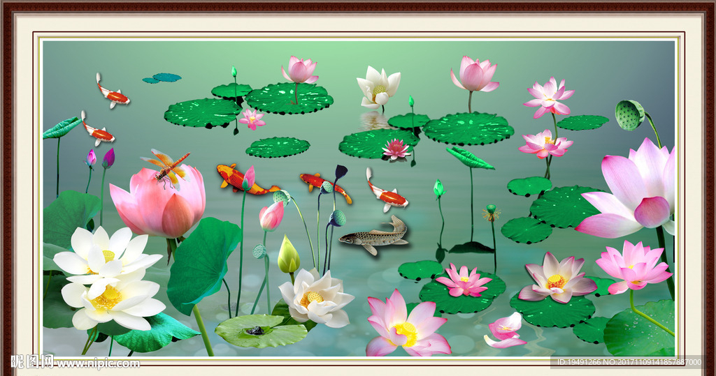 荷花图