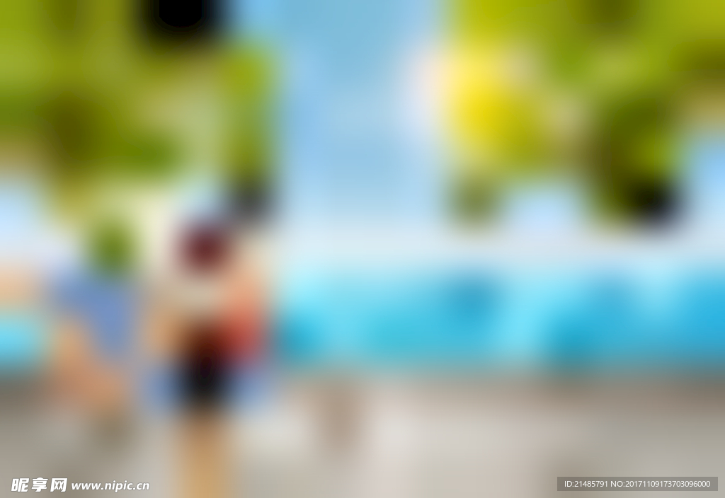 夏日沙滩