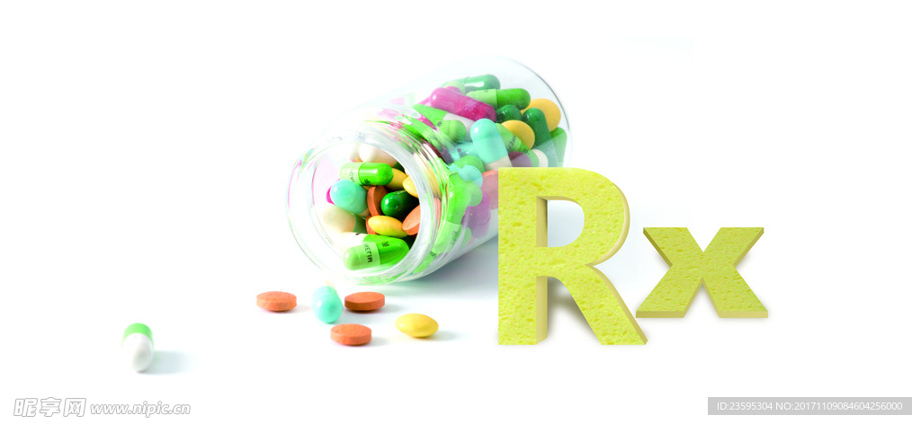 处方药RX字母设计