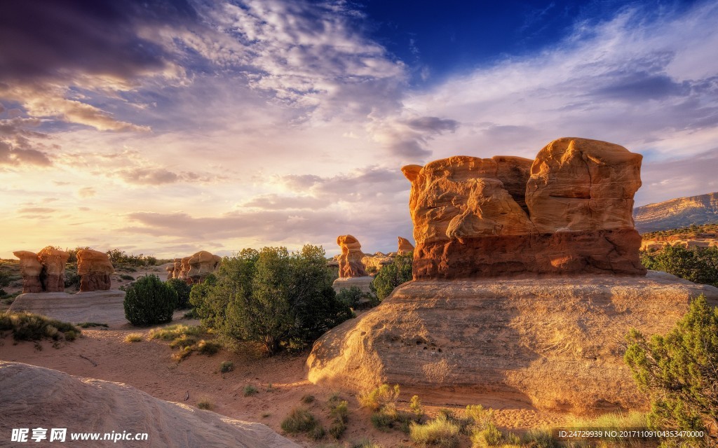 高山 大山 森林 天空 美景