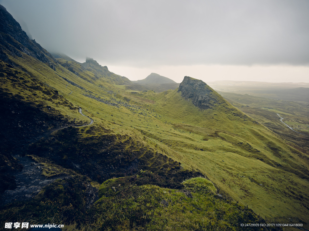高山 大山 森林 天空 美景