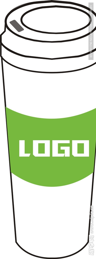 卡通咖啡杯 矢量图